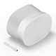 Sonos Era 300 Voice-Controlled Wireless Bluetooth Smart Speaker with Line-In 3.5mm to USB-C Adapter (White)