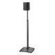 Sanus WSSA1 Adjustable Height Wireless Speaker Stand for Sonos ONE, PLAY:1, and PLAY:3 - Each (Black)