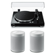 Yamaha MusicCast Vinyl 500 Turntable with MusicCast 20 Wireless Speakers - Pair (White)