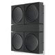 Flexson Wall Mount for 4 Sonos AMPs (Black)