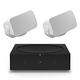 Sonos OUTDRWW1 Outdoor Architectural Speaker Pair with Amp Wireless Hi-Fi Player