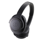AudioTechnica ATH-SR30BT Wireless Over-Ear Headphones with Built-In Microphone and Controls (Black)