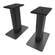 Kanto SP9 9 Universal Desktop Speaker Stands with Rotating Top Plates and Cable Management  Pair (Black)