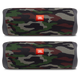 JBL Flip 5 Portable Waterproof Bluetooth Speakers - Pair (Camouflage)