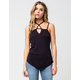 RVCA Clear As Day Womens Top - BLACK - 269367100 | Tillys