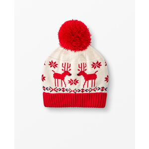 Hanna Andersson Multi Stripe Beanie Cozy Sweaterknit Cap Hat Size L Large NWT