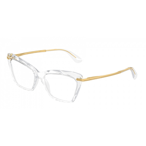 dolce and gabbana transparent glasses