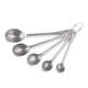 Barfly Measured Bar Spoons - Set of 5 - Vintage Stainless Steel Finish