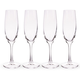 Spiegelau Wine Lovers Crystal Champagne Flutes - 6.7 oz - Set of 4