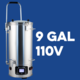 BrewZilla All Grain Brewing System With Pump | Gen 3.1.1 | 35L/9.25G (110V)