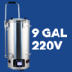 BrewZilla All Grain Brewing System | Gen 3.1.1 | 35L/9.25G | Built-in pump | Wort chiller included | 220V