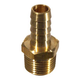 Brass - 1/2in. MPT x 1/2in. Barb