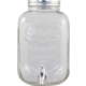 Glass Beverage Dispenser | Plastic Spigot | 5L | 1.3 Gal.