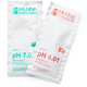 pH 4.01 and 7.01 Calibration Buffer Sachets (10 x 20mL, 5 Each) (Hanna# HI77400P)