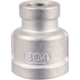 Stainless Coupler - 1/2 in. BSPP x 1/4 in. BSPP