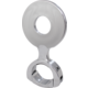 Chrome Plated Plastic Decal Holder - 73 mm