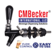CM Becker Faucet | X1 Standard | Lever Adjusted | Creamer | Black
