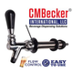 CM Becker Faucet | X1 Standard | Allen Key Security Adjustment | Creamer | Polished Stainless Steel