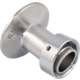 Stainless Tri-Clamp Sample Valve Shank - 1.5 in. T.C. x NukaTap Faucet Shank