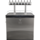 KOMOS® Double-Wide Kegerator with Stainless Double T Bar Tower - 8 Tap