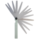 Grain Mill Feeler Gauge | 17 Blades | Gap Thickness Measuring Tool | Metric