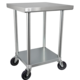 Stainless Steel Work Table | 24 in. x 24 in. | 400 lb Capacity | Rolling Casters | BrewBuilt™