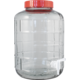Farro Glass | Glass Carboy | Wide Mouth | Carrying Harness | Ported w/ Spigot