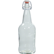 EZ Cap Swing Top Bottles | Clear Glass Bottles | 32 oz | Case of 12