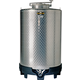 Speidel 525L FD-B Dish Bottom Sealed Distiller's Tank w/ Forkliftable PE Base