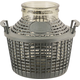 Glass Demijohn | 1.3 G (5 L) |With Plastic Basket | Wide Mouth