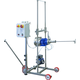 EnoItalia Wine Tank Mixer | Variable Speed | Stainless Steel Mixing Rod & Cart | 1 HP | 1400 RPM | 220V Single Phase | Injection Pump
