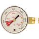 Pressure Gauge (LHT) | High Pressure (0-3000 psi) | CO2 or Nitrogen regulator | 1/4” MPT Left-hand thread