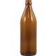 Beer Bottles | Euro | Amber Glass Bottles | 16.9 oz | 500mL | Case of 12