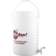 MoreBeer!® 6 Gallon Bucket | Food Grade Plastic Fermenter | Bottling Bucket w/ Spigot | Volume Markers