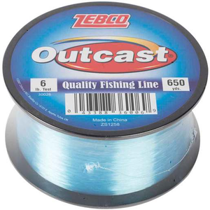 ZEBCO Mono Fishing Line 4lb 700yd  High Strength NEW IN PACK