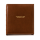 Charter Oversized Bonded Leather Photo Album with Personalization, Black