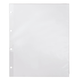 Mylar 4-Ring Sheet Protectors with White Insert, One Size