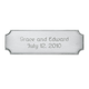 Personalized Thin Silver Plaque, One Size