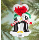 Personalized Penguin Couple Ornament, One Size
