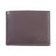 Personalized Leather Bifold Brown Wallet, One Size