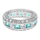 Sterling Silver Birthstone Eternity Ring, One Size