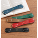 Personalized Leather Weighted Bookmark, One Size