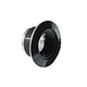 AquaStar Large Wall Fitting with Threaded O.D. Fits 1-1/2" Pipe | Black | ES102202