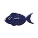 Ceramic Mosaic Royal Blue Reef Fish 4 inch | 101RB