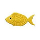 Ceramic Mosaic Yellow Reef Fish 4 inch | 101YE