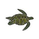 Ceramic Mosaic Loggerhead Turtle | 36" x 29" | T49-36