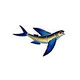 Ceramic Mosaic Flying Fish-B | 12" x 7" | FF46
