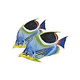 Porcelain Mosaic Reef Fish | Double Saddle Butterfly | PORC-SF6D-9