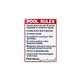 Commercial Pool Rules Sign | 18" x 24" | SW-2
