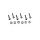 Hayward SP0715 Series 2" Vari-Flo Valve Replacement Parts | Cover Screws with Nuts | Set of 6 | SPX0710Z1A
